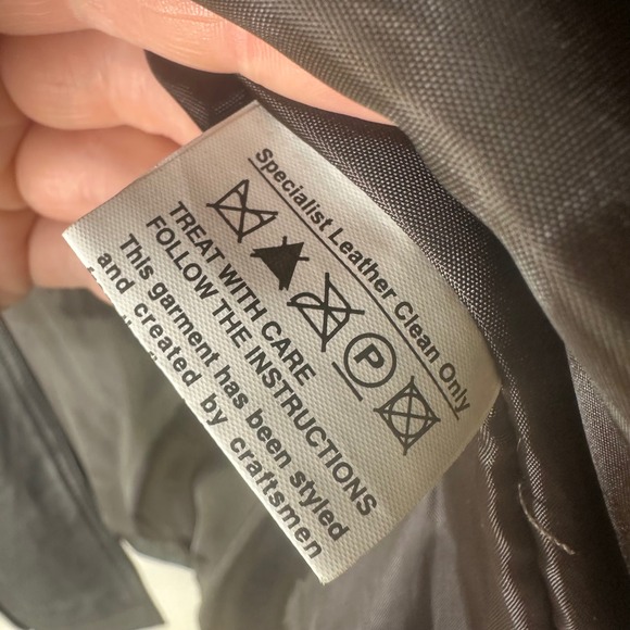 Aviatrix Leather Jacket Mens 2XL Brown Asymmetrical Full Zip Moto Biker Distress - Picture 9 of 10